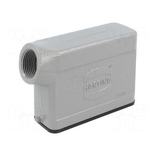 Enclosure: for Han connectors | Han | size 16A | for cable | angled