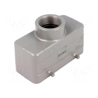 Enclosure: for Han connectors | Han | size 16B | for cable | straight