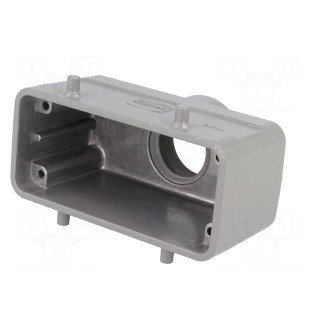 Enclosure: for Han connectors | Han | size 16B | for cable | straight