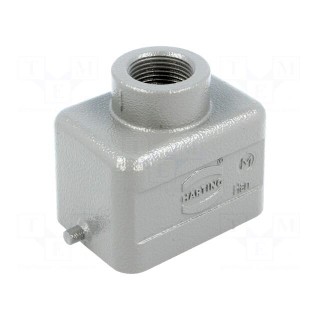 Enclosure: for Han connectors | Han | size 6B | for cable | for latch