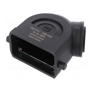 Enclosure: for HDC connectors | Han-Eco® B | size 10B | for cable