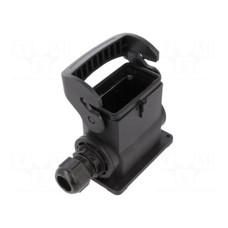Enclosure: for HDC connectors | Han-Eco® B | size 10B | with latch