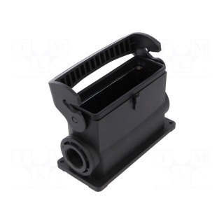 Enclosure: for HDC connectors | Han-Eco® B | size 24B | with latch