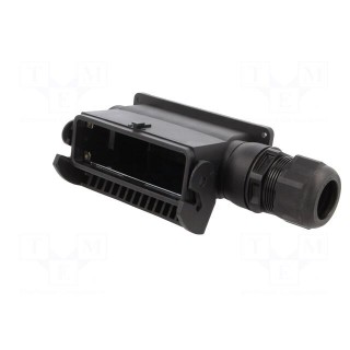 Enclosure: for HDC connectors | Han-Eco® B | size 24B | with latch