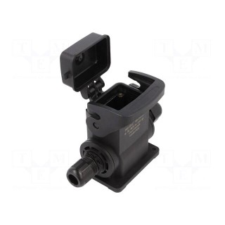 Enclosure: for HDC connectors | Han-Eco® B | size 6B | with latch