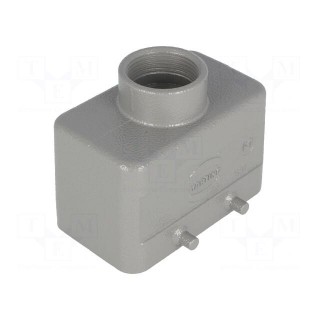 Enclosure: for HDC connectors | Han B | size 10B | for cable | M25