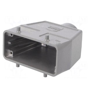 Enclosure: for HDC connectors | Han® B | size 16B | for cable | high