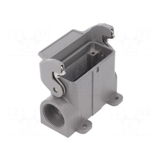 Enclosure: for Han connectors | Han A | size 10A | with latch | M25