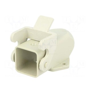 Enclosure: for rectangular connectors | Han | size 3A | with latch