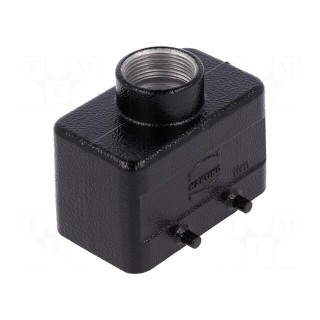 Enclosure: for HDC connectors | Han | size 10B | for cable | straight