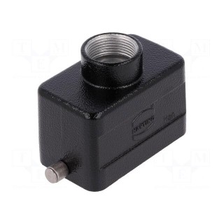 Enclosure: for HDC connectors | Han® B | size 10B | for cable | M25