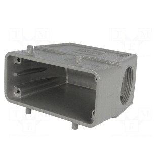 Enclosure: for HDC connectors | Han® B | size 16B | for cable | high