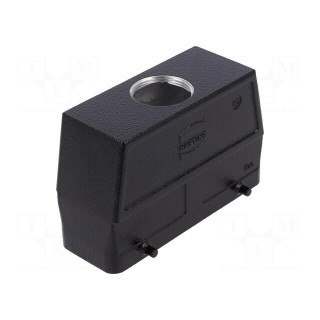 Enclosure: for HDC connectors | Han | size 24B | for cable | straight
