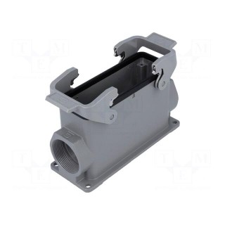 Enclosure: for HDC connectors | Han® B | size 24B | high | PG29 | IP65