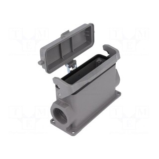 Enclosure: for rectangular connectors | Han | size 24B | with latch