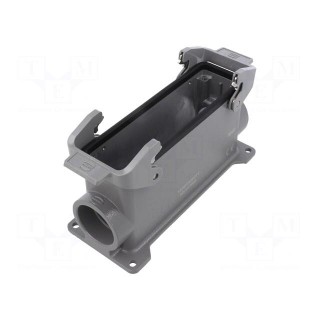 Enclosure: for HDC connectors | Han® B | size L32B | straight | M40