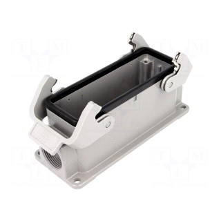 Enclosure: for rectangular connectors | Han | size 24B | closed