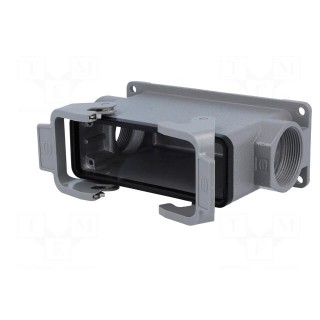 Enclosure: for rectangular connectors | Han | size 24B | high | PG29