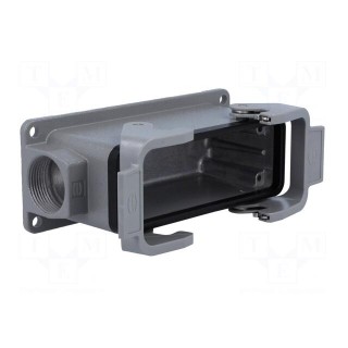 Enclosure: for rectangular connectors | Han | size 24B | PG21 | IP65