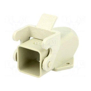 Enclosure: for rectangular connectors | Han | size 3A | with latch