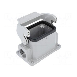 Enclosure: for rectangular connectors | Han | size 6B | with latch