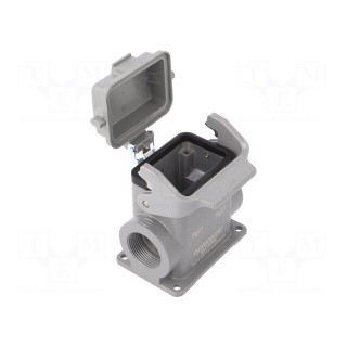 Enclosure: for rectangular connectors | Han | size 6B | with latch