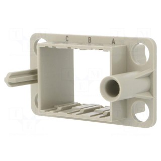 Frame for modules | Han Modular | size 10B | with lock | A..C marks