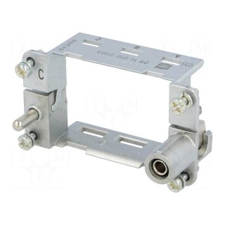 Frame for modules | Han-Modular® | size 10B | Modules: 3 | 57x27mm