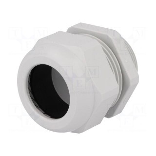 Gland | M40 | IP68 | 22÷32mm | Mat: thermoplastic | grey