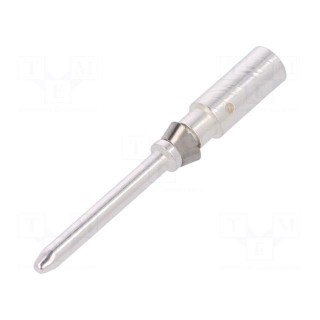Contact | male | 1.6mm | silver plated | 2.5mm2 | 14AWG | bulk | crimped