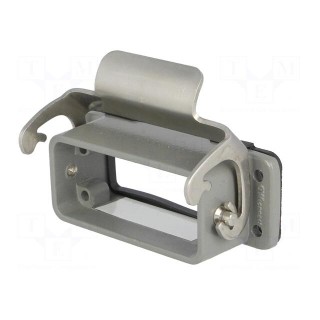Enclosure: for HDC connectors | size 10A | with latch | straight