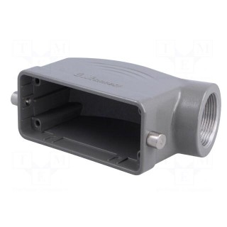 Enclosure: for HDC connectors | size 16B | for cable | for latch