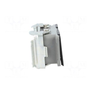 Enclosure: for HDC connectors | size 16B | with double latch