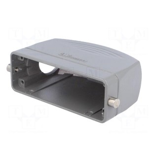 Enclosure: for HDC connectors | size 24B | for cable | for latch