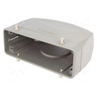 Enclosure: for HDC connectors | size 24B | for cable | high | metal