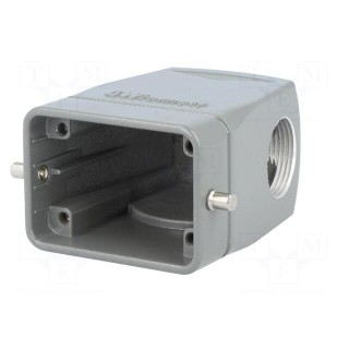 Enclosure: for HDC connectors | size 6B | for cable | for latch