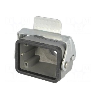 Enclosure: for HDC connectors | size 6B | for cable | with latch