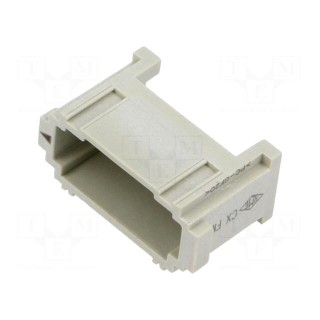 Connector: HDC | contact insert | MIXO | Modules: 1 | -40÷125°C