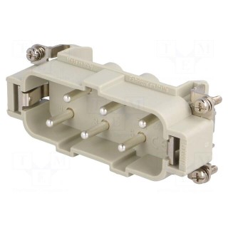 Connector: HDC | male | CP | PIN: 6 | size 77.27 | 35A | 400/690V | 1.5÷6mm2