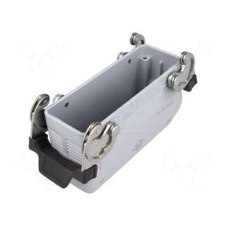 Enclosure: for HDC connectors | C-TYPE | size 104.27 | PG21 | angled