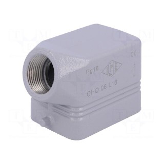 Enclosure: for HDC connectors | C-TYPE | size 44.27 | Gland holes: 1