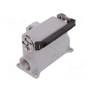 Enclosure: for HDC connectors | C-TYPE | size 77.27 | with cover