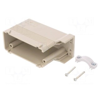 Enclosure: for HDC connectors | COB | size 77.27 | Pitch: 77,5x27mm