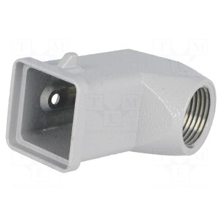 Enclosure: for HDC connectors | size 21.21 | Locking: for latch