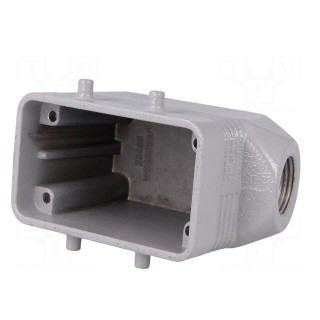 Enclosure: for HDC connectors | size 57.27 | IP66 | M20 | for cable