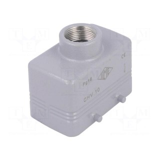 Enclosure: for HDC connectors | size 57.27 | IP66 | PG16 | for cable