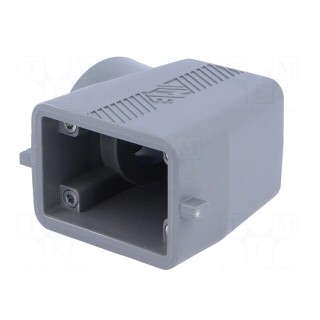 Enclosure: for HDC connectors | T-Type | size 44.27 | IP65 | M25