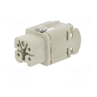 Connector: HDC | female | EPIC H-A | PIN: 5 | 4+PE | size H-A 3 | 23A | 400V