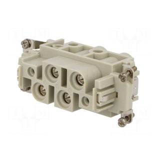Connector: rectangular | female | EPIC POWER K | PIN: 4 | 4+PE | 80A