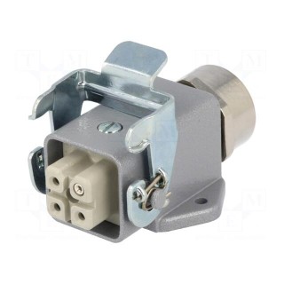 Connector: rectangular | plug | female | EPIC KIT | PIN: 4 | 3+PE | M20